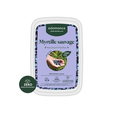 [아다망스] 냉동 블루베리 퓨레 1 kg