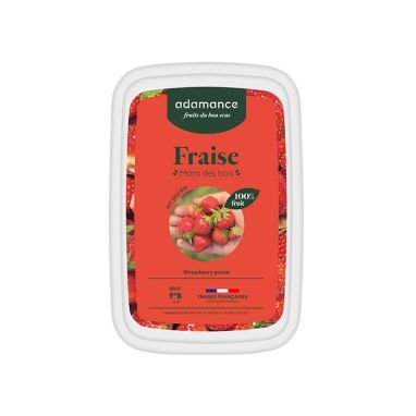 [아다망스] 냉동 마라 데 부아 딸기 퓨레 1 kg